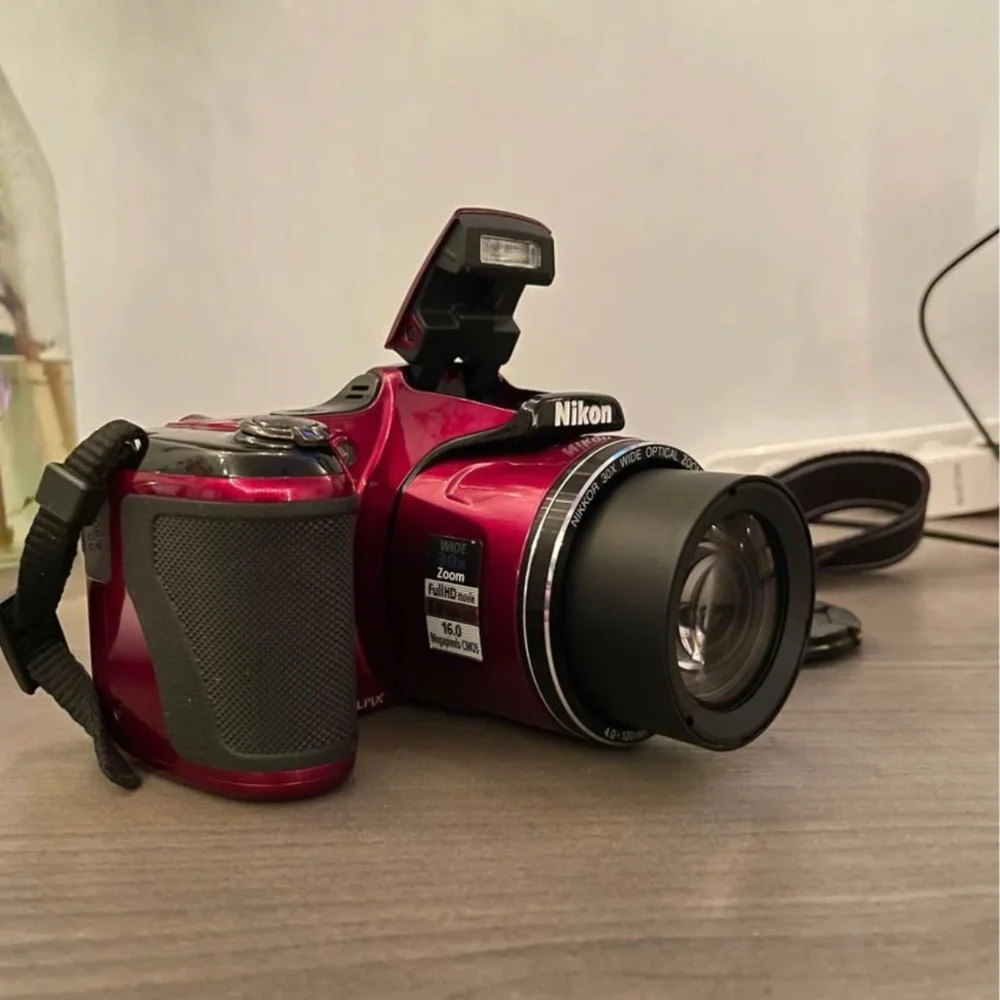 Red Nikon Coolpix L820